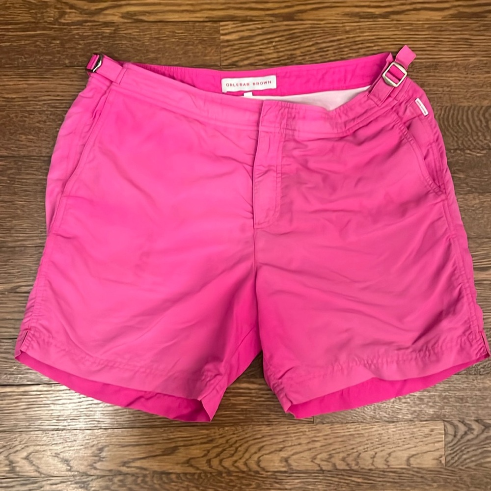 Pink Orlebar Brown Bathing suit